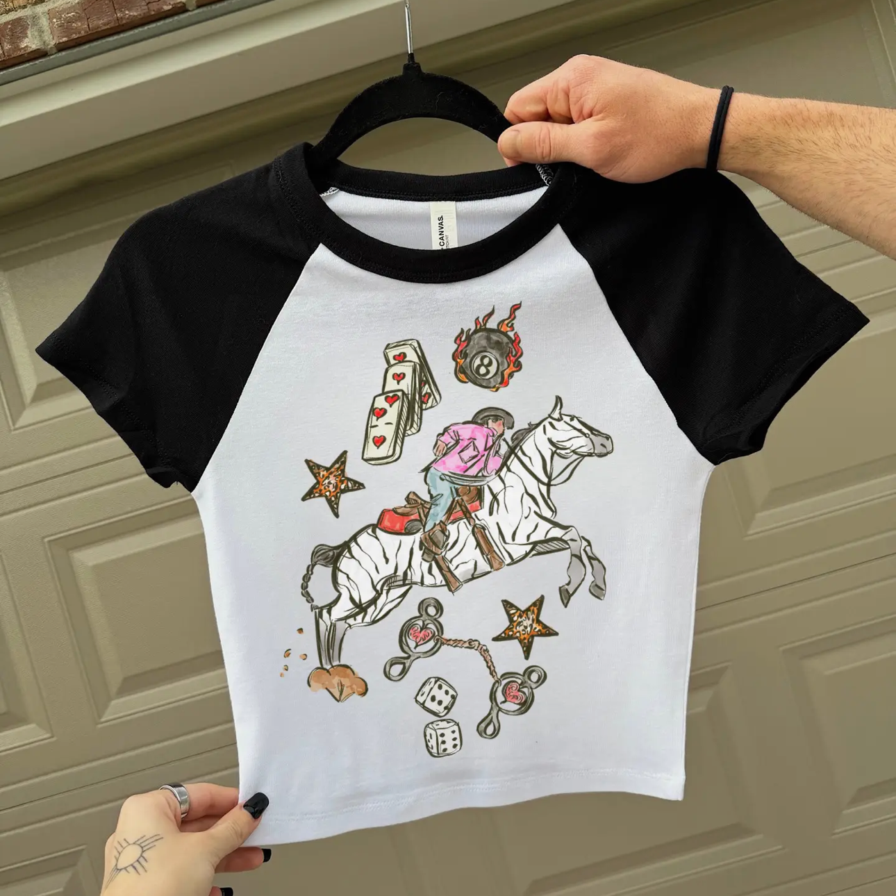 Wild Card Cowboy Baby Tee