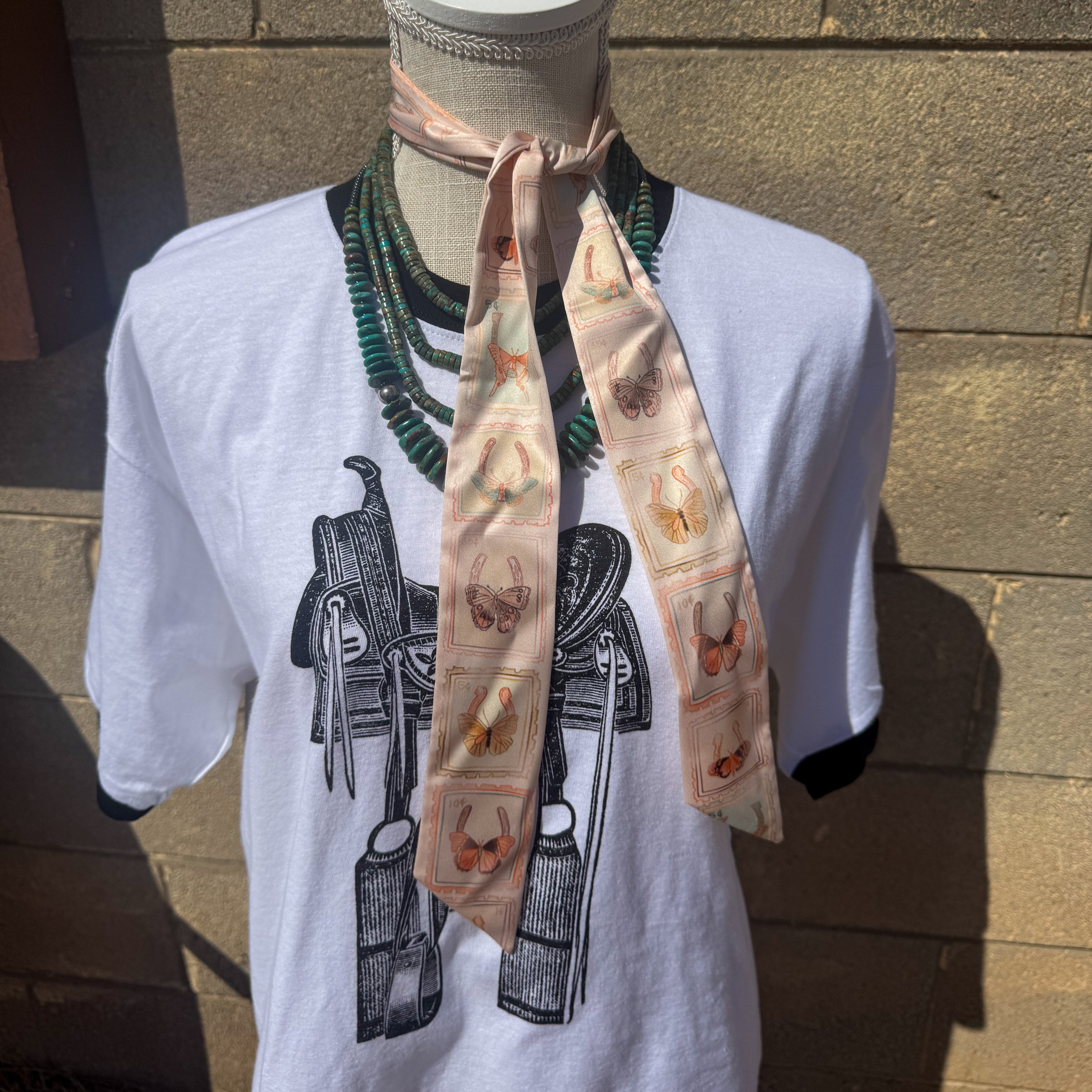Postal Field Study Silk Twilly