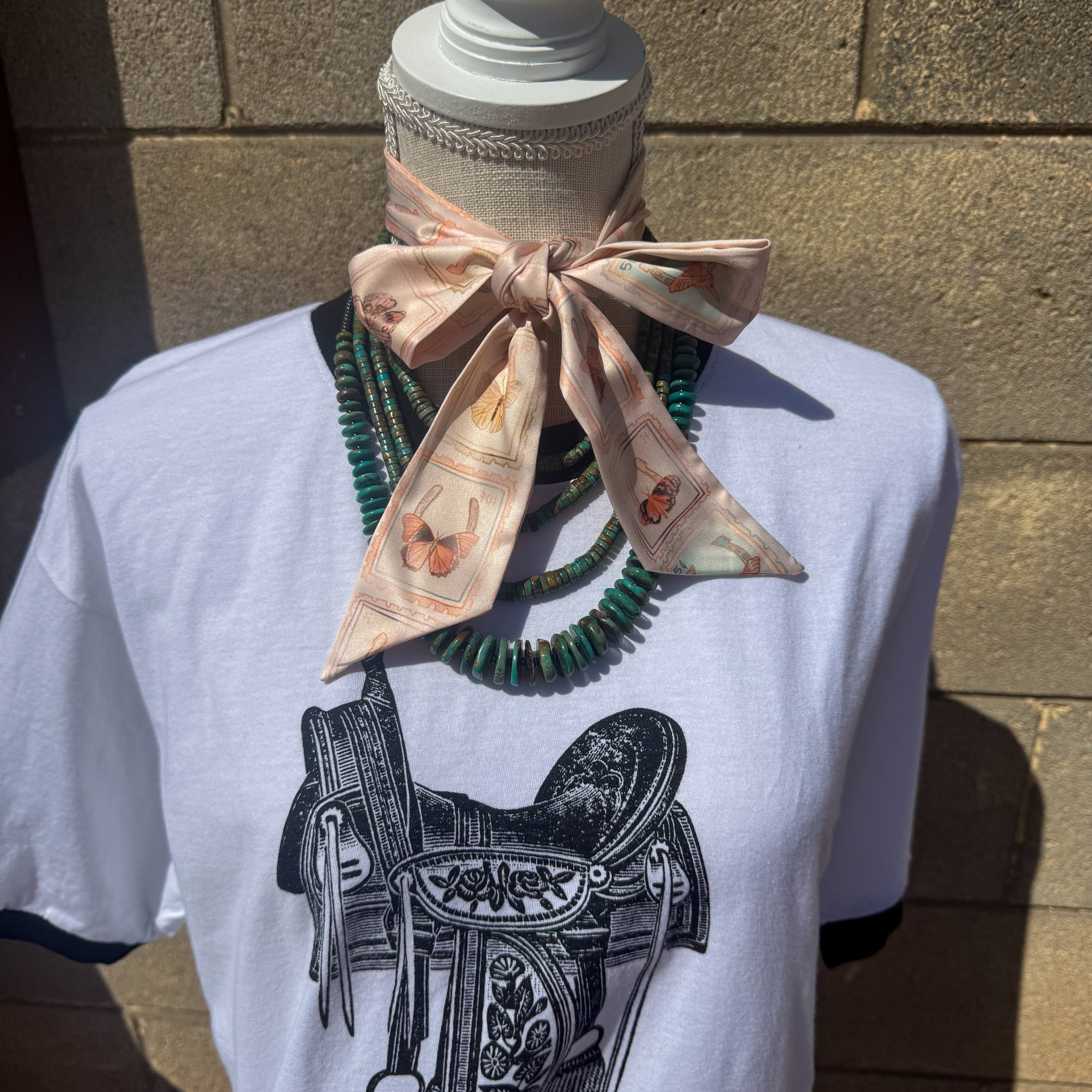 Postal Field Study Silk Twilly