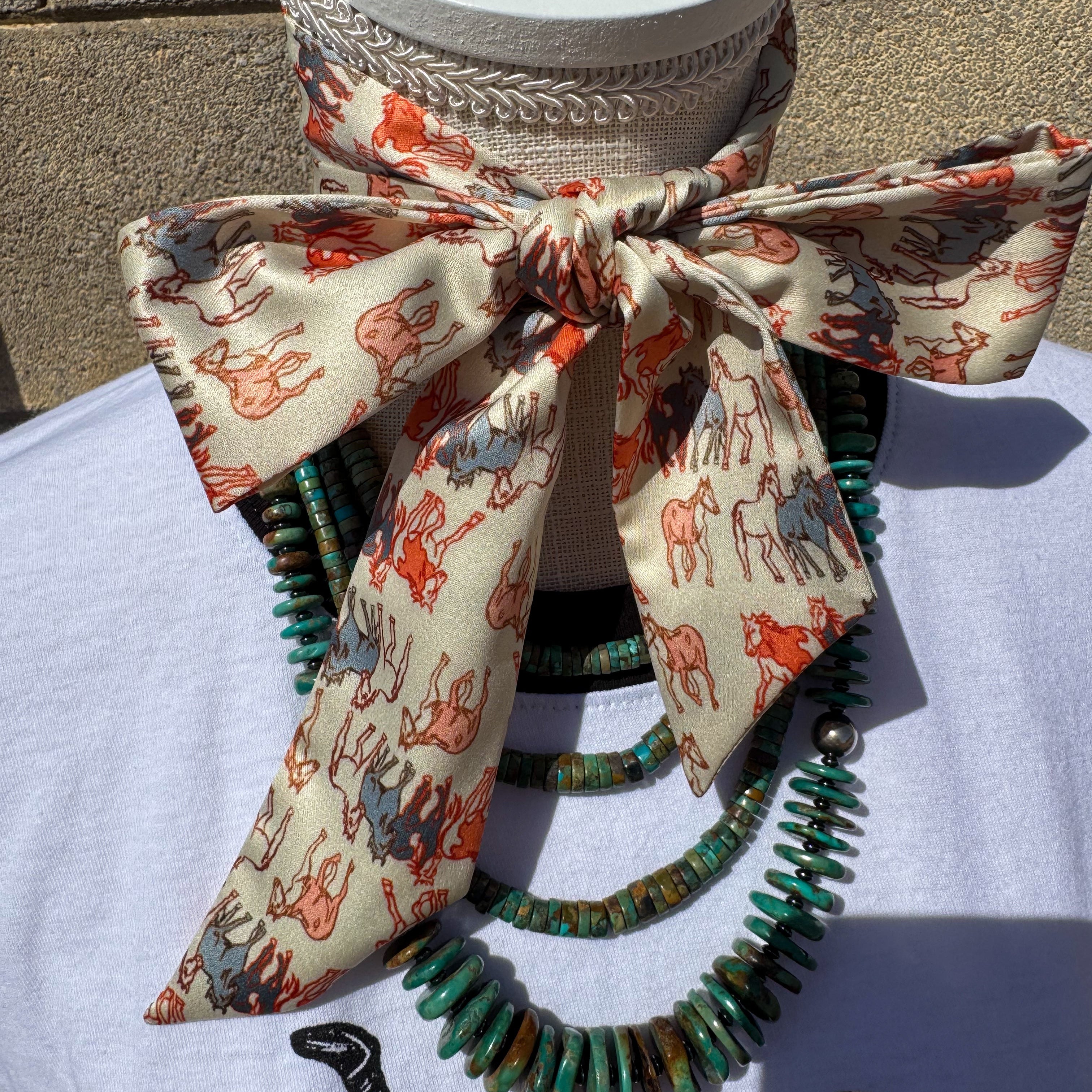 Mustang Meadows Silk Twilly