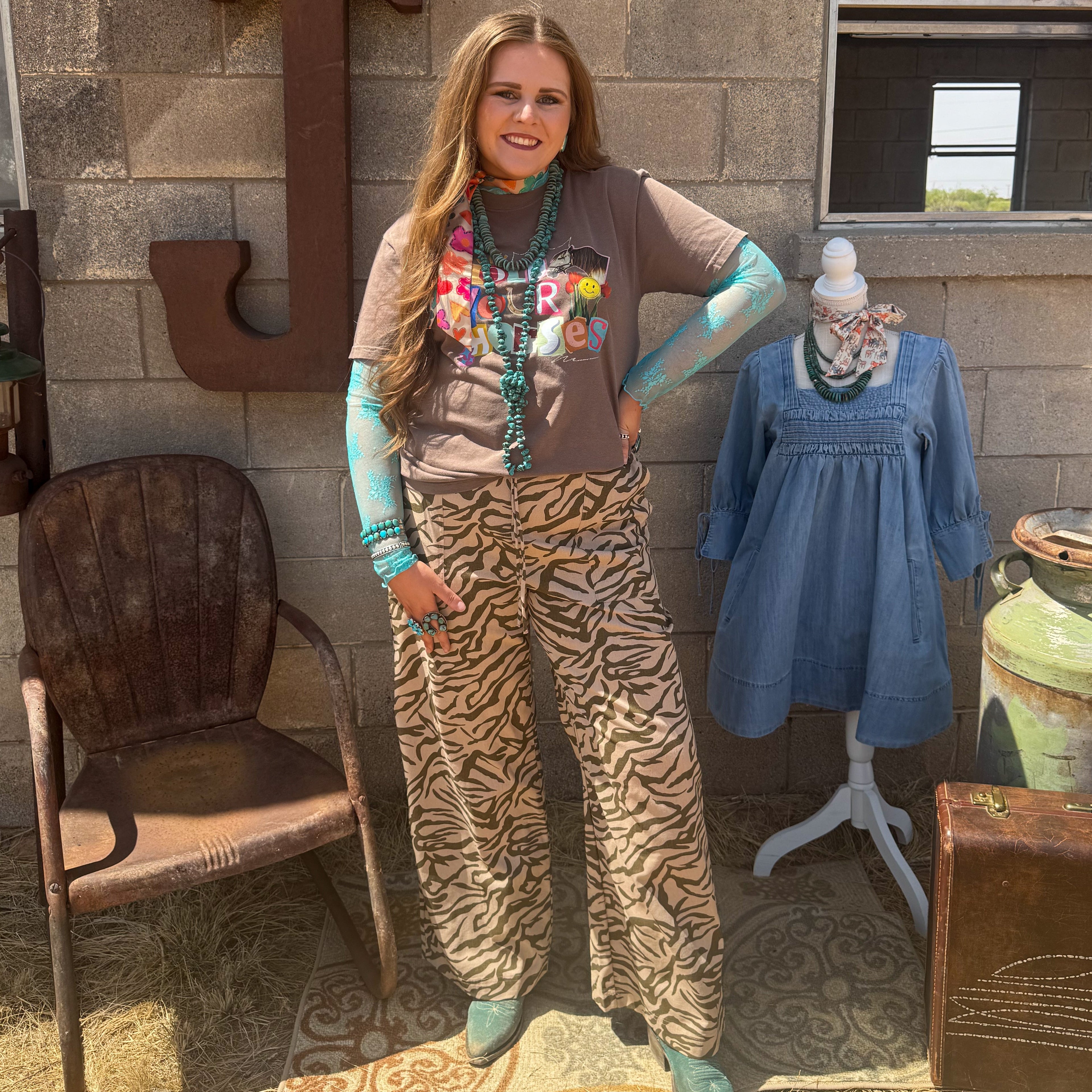 Zebra Print Pant