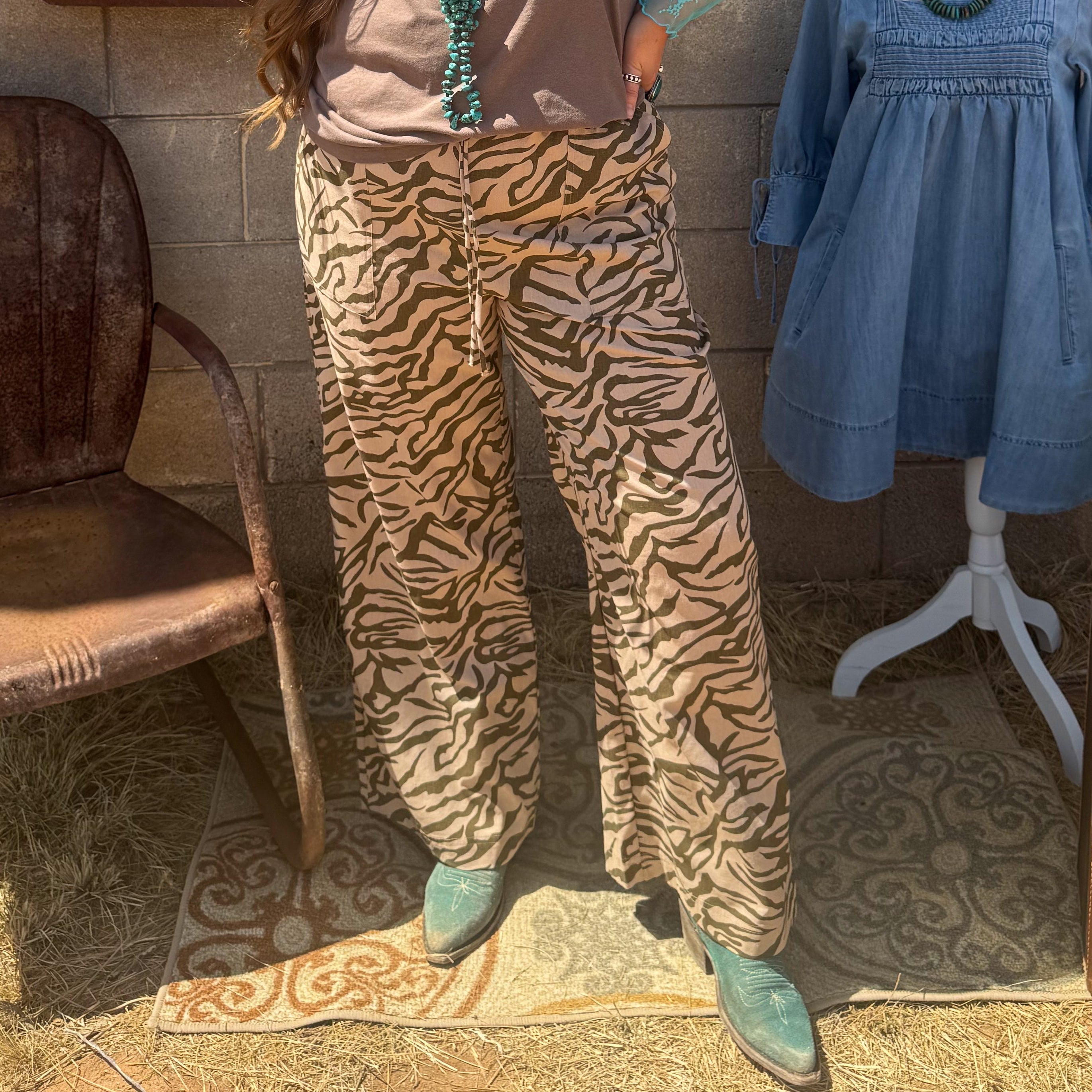 Zebra Print Pant