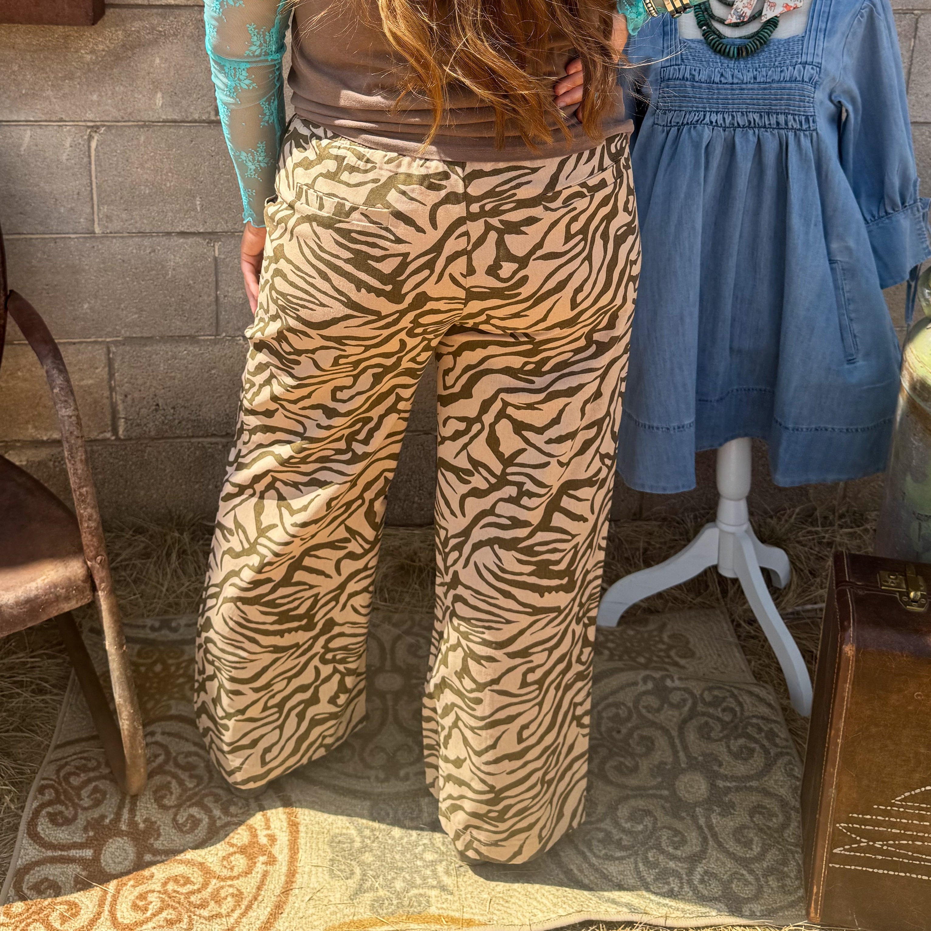 Zebra Print Pant