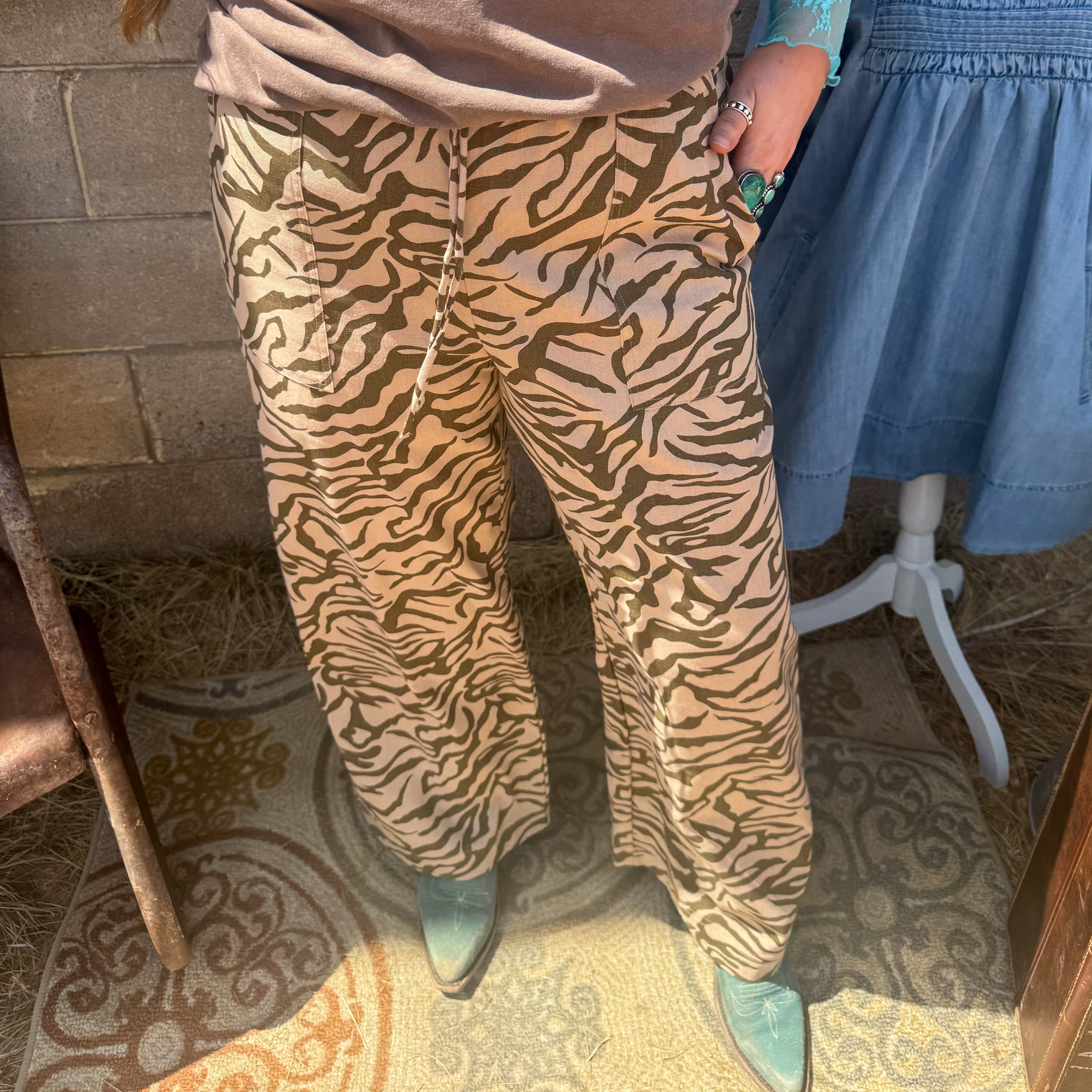 Zebra Print Pant