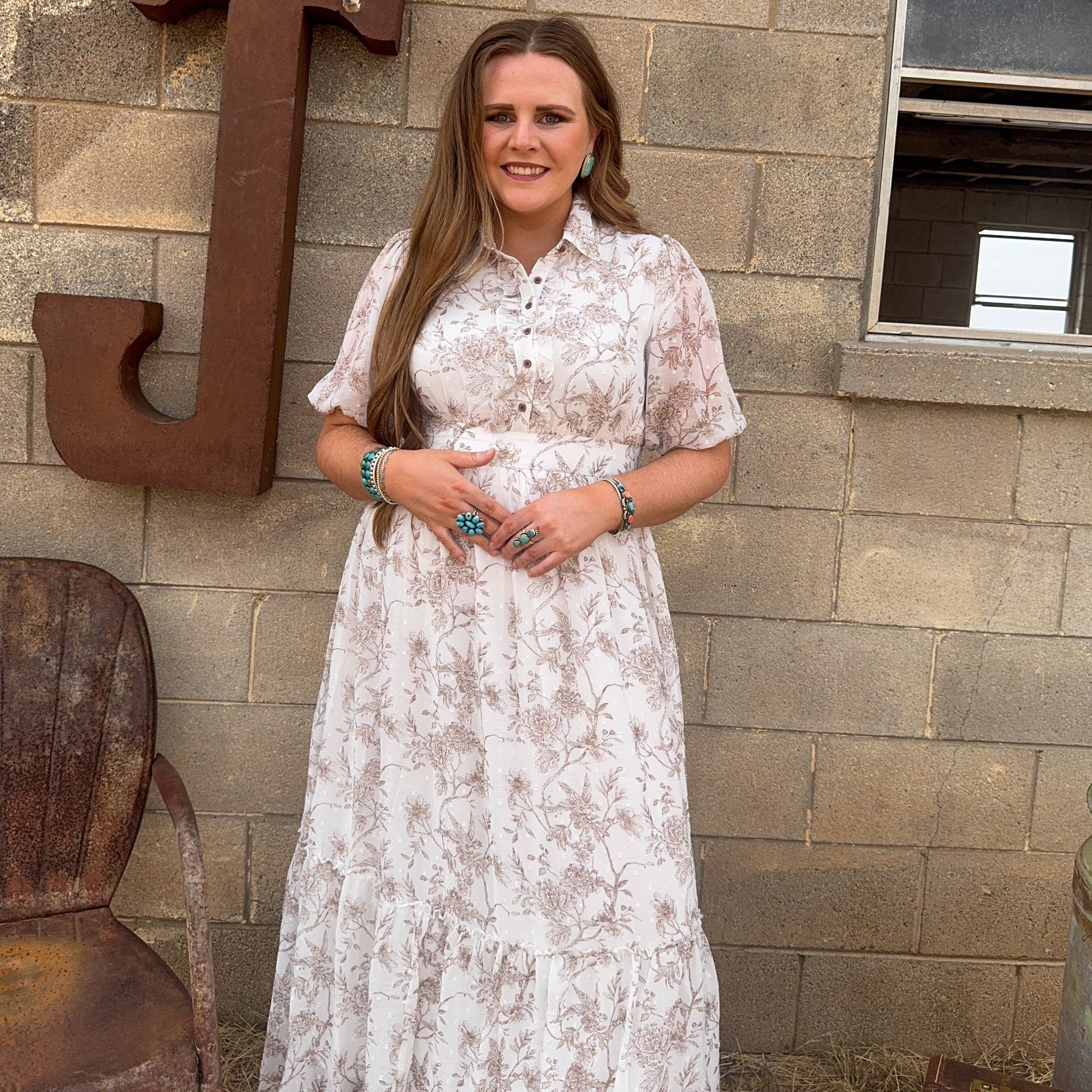 Magnolia Fields Maxi Dress