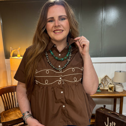 Chocolate Loopty Lou Top