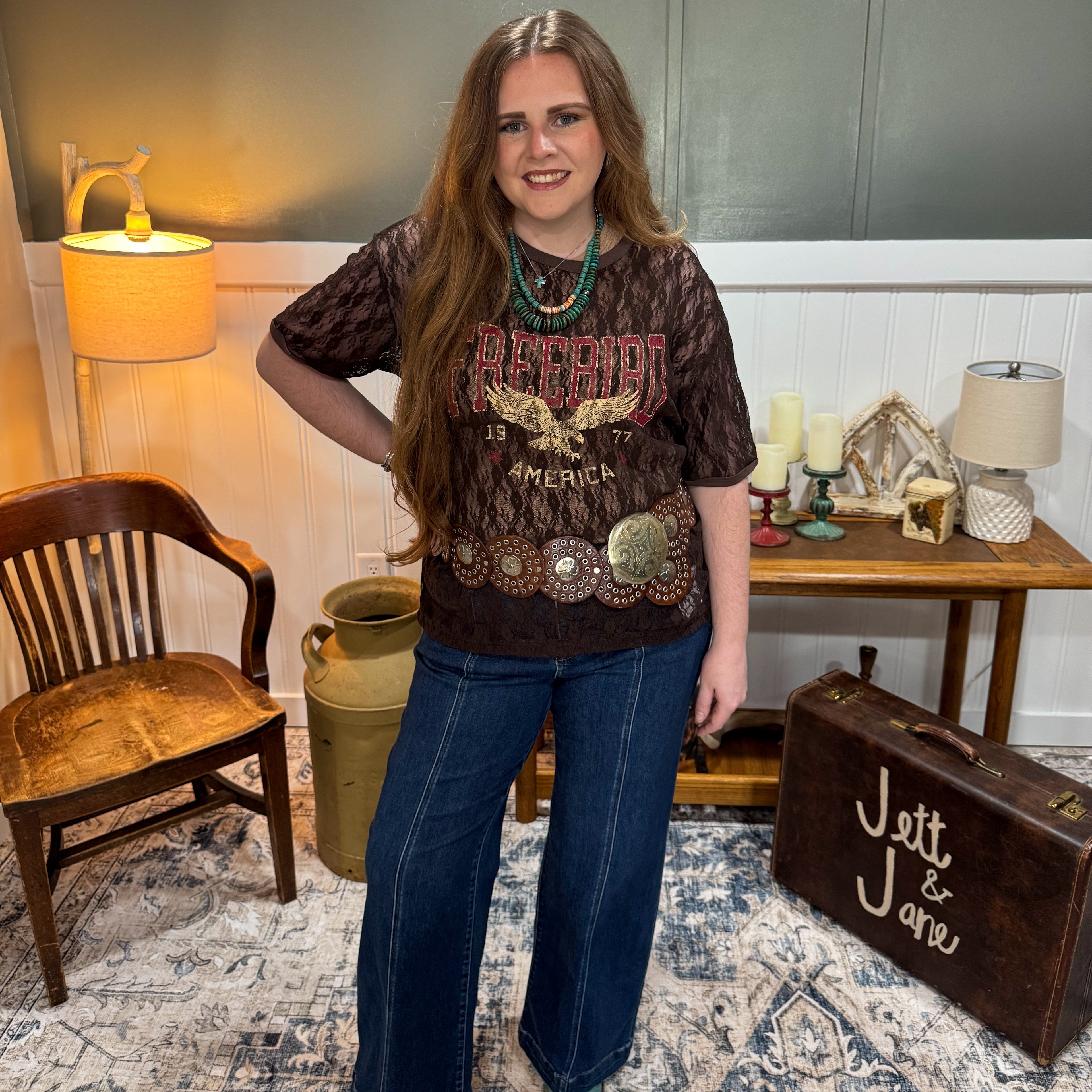 Free Bird Lace Top