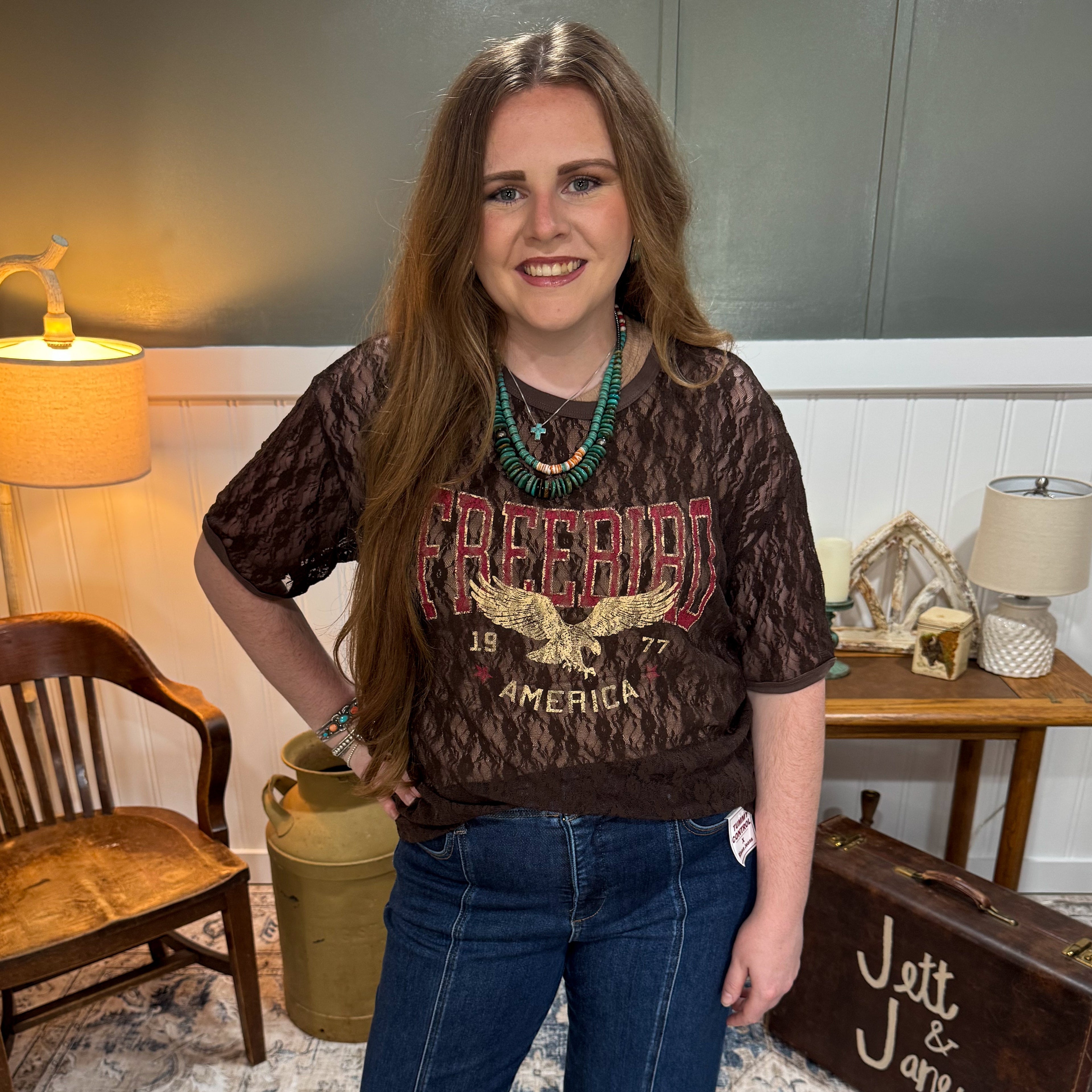 Free Bird Lace Top