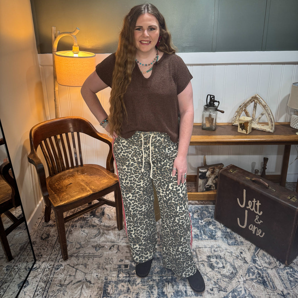 Brown Knitted Top