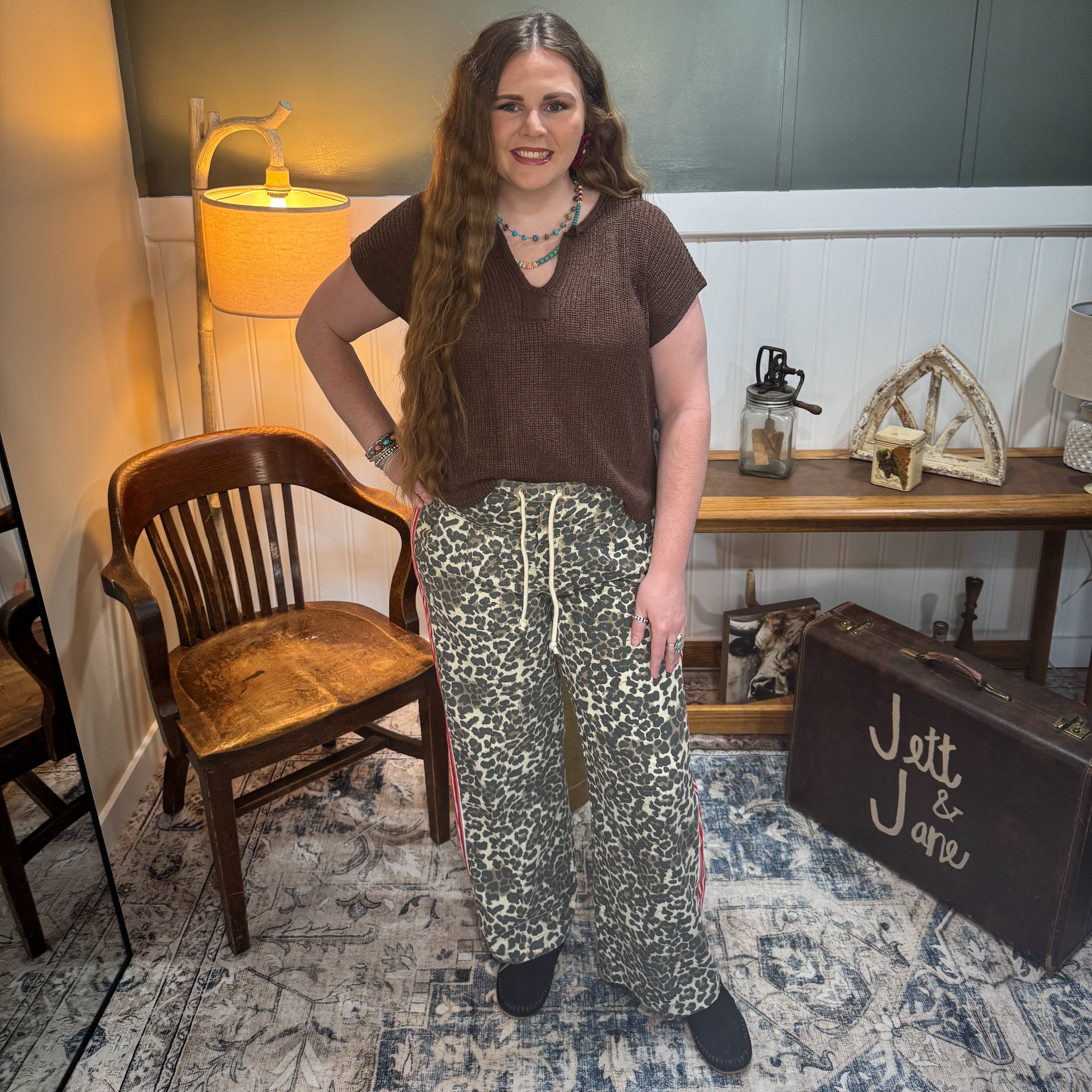 Brown Knitted Top