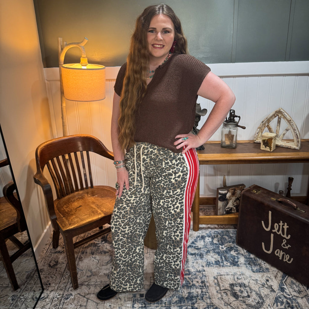 Brown Knitted Top