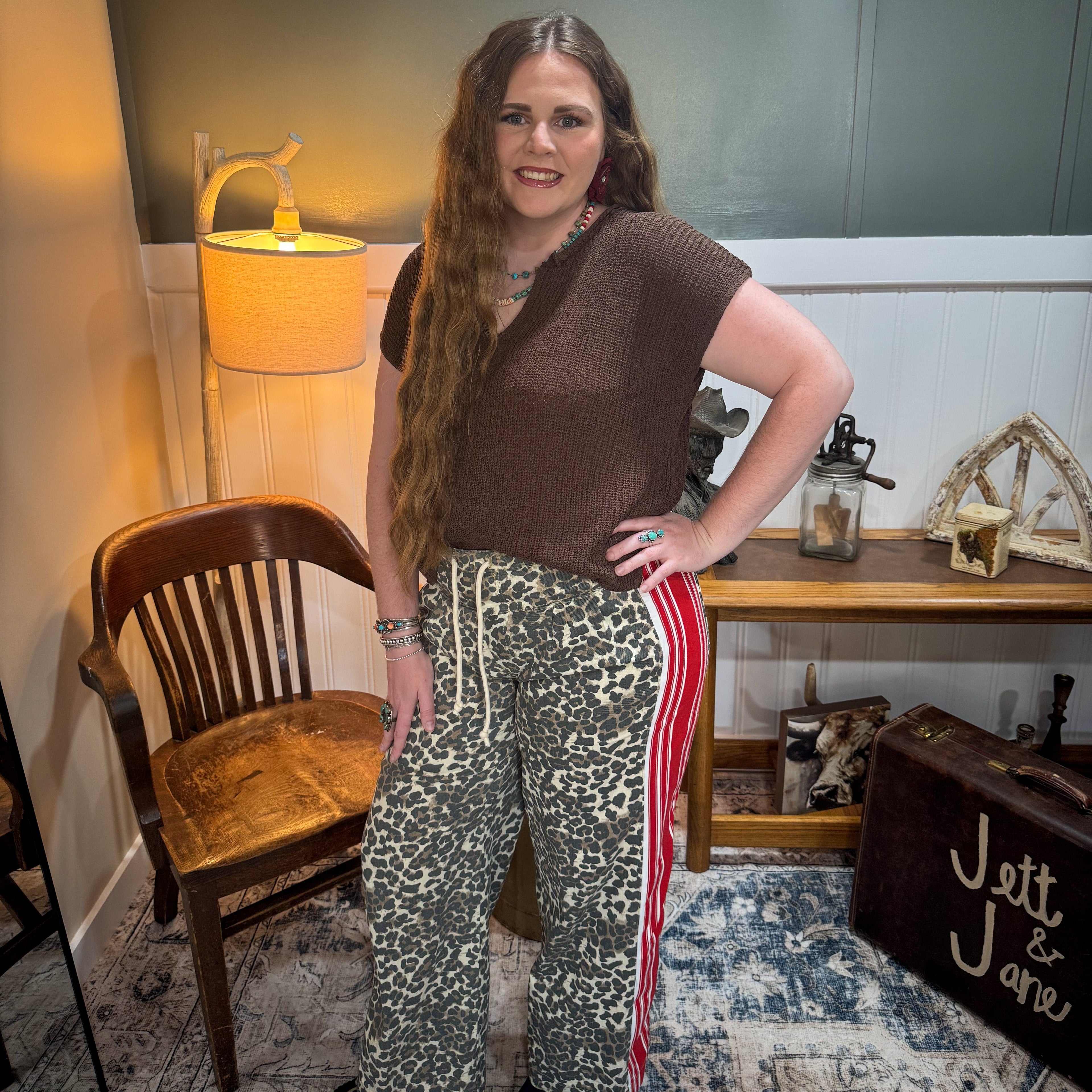 Brown Knitted Top
